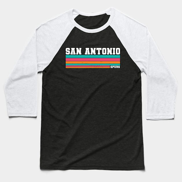 San Antonio Spurs Baseball T-Shirt by Legendary